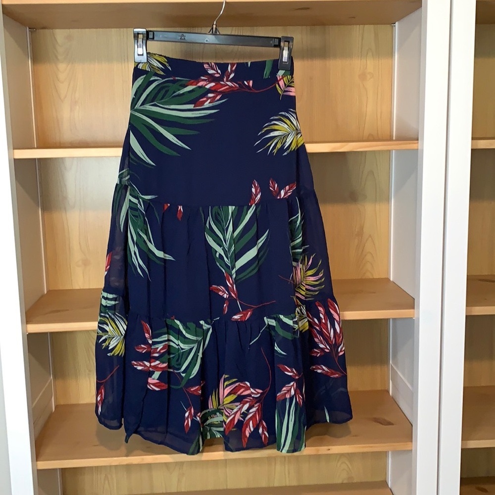Tropical Floral Skirt